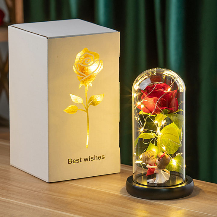 Artificial%20Flowers%20LED%20Red%20Rose%20Creative%20Valentine's%20Day%20Gift%20Rose%20in%20Glass%20Cover%20with%20Stand%20Light%20Up%20Rose%20Wedding%20Galaxy%20Rose%20-%20Image%203