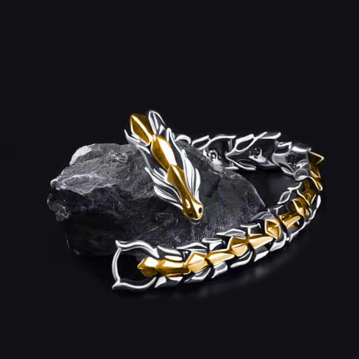 Personality%20Hop%20Dragon%20Bracelet%20Chain%20Bracelet%20Charm%20Men's%20Jewelry%20Accessories%20Exquisite%20Fashion%20Dragon%20Bracelet%20-%20Image%208