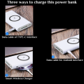 200000mAh New Wireless Power Bank Two-way Super Fast Charging Powerbank Portable Charger Type-c External Battery Pack for IPhone.