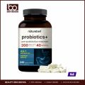 NatureBell Probiotics 200 Billion CFU Per Serving | 240 Veggie Capsules with Synbiotic Blend of Digestive Enzymes, Prebiotics, & Postbiotics – 40 Strains – Full-Spectrum Gut Health & Bloating Support. 