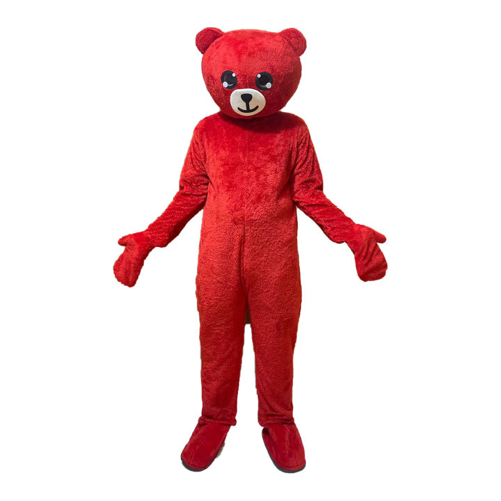 Small head Teddy bear costume with full set funn teddy bear dress