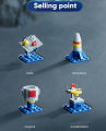 DIY Spacecraft Building Block Toys Aerospace Lanch Center Model Puzzle Set Brick Toys for Children Boys Christmas Gift Luhuai CVC. 
