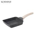 Egg Roll Pan with Handle Nonstick Japanese Tamagoyaki Pan with Wooden Handle Perfect for Omelette Egg Roll Making High-quality Cookware for Southeast Asian Kitchen.