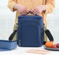 Lunch Bag For Outdoor Portable Lunch Container Reusable Lunch Box Adjustable Shoulder Strap Lunch Bag. 