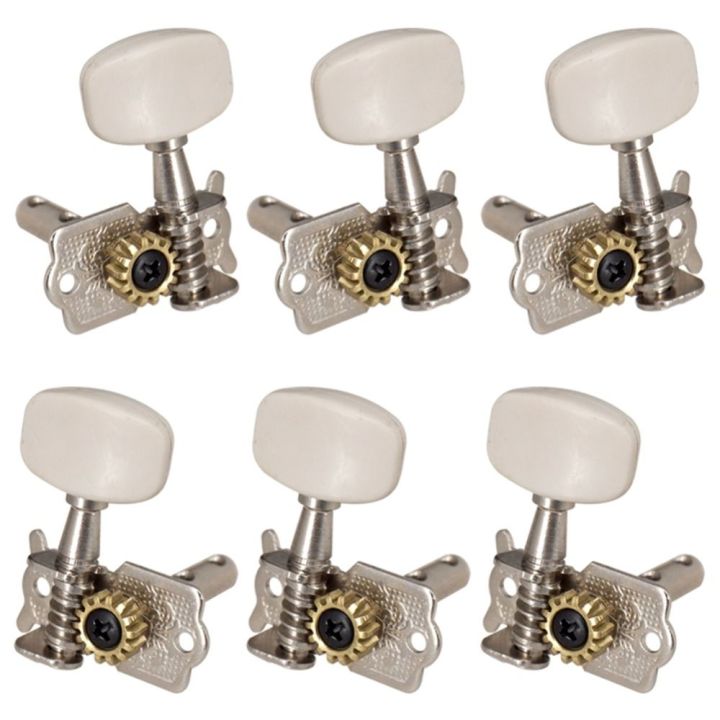 For Folk Guitar Oval Button Upper Winding Mechanism Knobs Tuning Keys ...