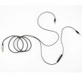 Headphone extension cord-2 x Headphone cable For Sol Republic Master Tracks HD V8 V10 V12 X3-Black.