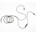 Headphone extension cord-2 x Headphone cable For Sol Republic Master Tracks HD V8 V10 V12 X3-Black. 