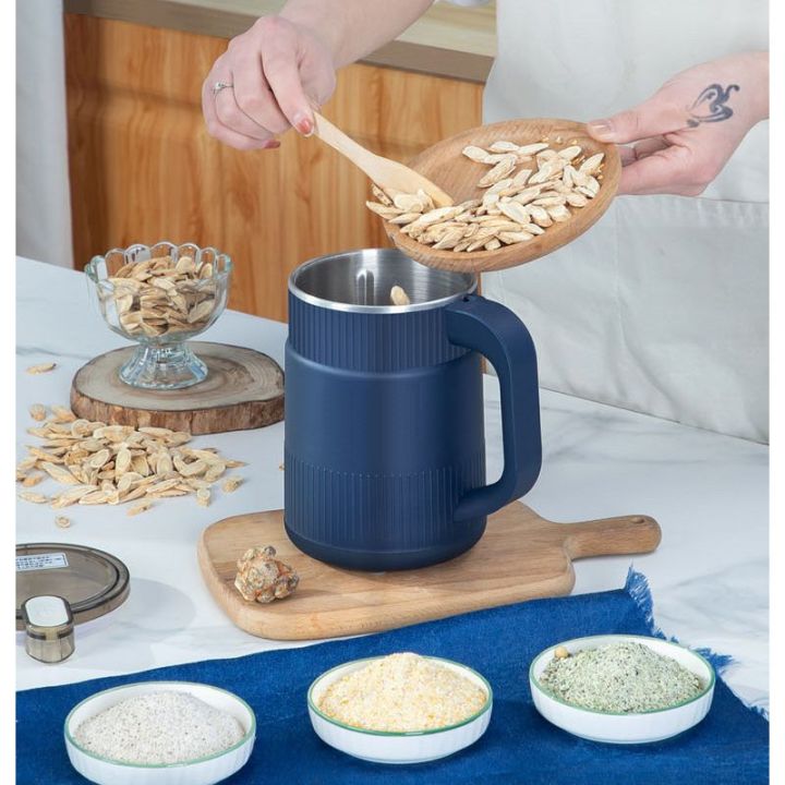 Grinder%20%20Household%20Small%20Powder%20Grinding%20Machine,%20Electric%20Mini%20Spice%20Grinder%20Add%205%20Blades%20304%20Stainless%20Steel%20Grinding%20Fine%20Powder%20for%20All%20Kinds%20of%20Grains,%20Condiments,%20Coffee%20Beans%20(Blue)%20-%20Image%203