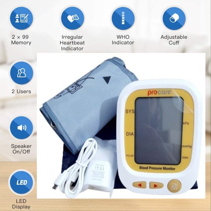 ProCare%20650S%20Upper%20Arm%20Digital%20Blood%20Pressure%20Monitor%20Bp%20Machine%20with%20Voice%20Broadcast%20by%20SMM%20-%20Image%202