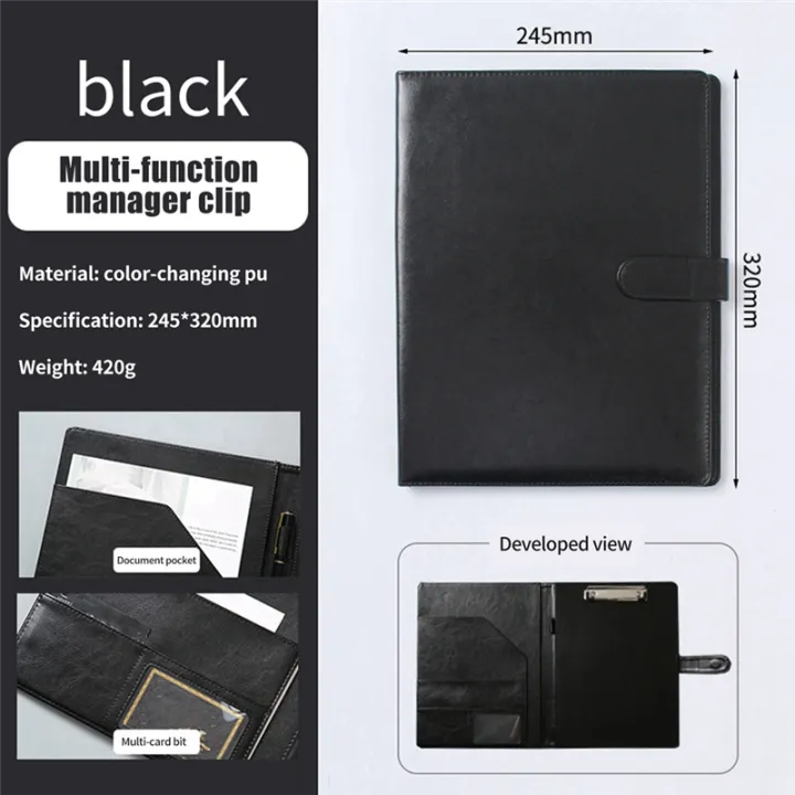 A4%20Leather%20Folder%20Multifunctional%20Business%20Contract%20Folder%20with%20Notes%20Business%20Stationery%20Folder%20Brown%20-%20Image%202