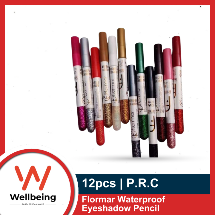 Flormar Waterproof Eyeshadow Pencil 12pcs Set
