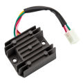 Universal 4 Wire Full Wave Black Motorcycle Regulator Rectifier 12V DC Bike Quad. 