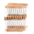 Resistor- 10Ω, 330Ω, 470Ω, 560Ω, 1kΩ, 1.2kΩ, 1.5kΩ, 2.2kΩ, 3.3kΩ, 4.7kΩ, 5.6kΩ, 10kΩ, 22kΩ, 56kΩ, 100kΩ, 150kΩ, 470kΩ- 100pcs.