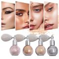 Highlighter Powder Spray High Gloss Glitter Powder Spray Shimmer Sparkle Powder Makeup for Face Body-1PCS. 