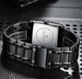 New FNGEEN Business Men's Watches Luxury Brand Waterproof Calendar Men's Square Wrist Watch Stainless Steel Strap Quartz Watches. 