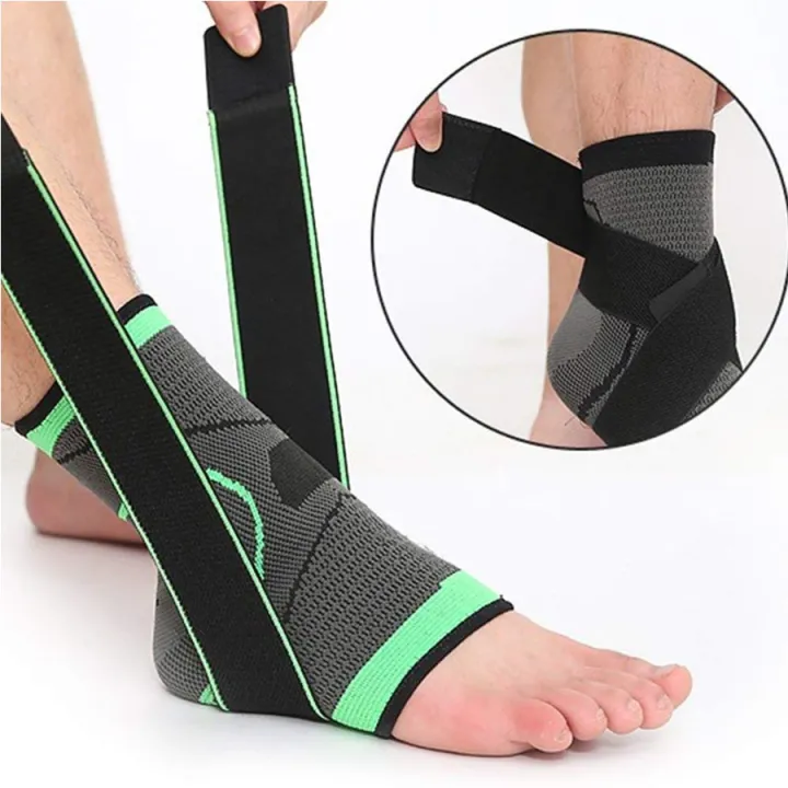 Yoomee%201%20Pcs%20Ankle%20Brace%20Adjustable%20Breathable%20Ankle%20Support%20with%20Elastic%20Fabric%20Compression%20Ankle%20Wrap%20for%20Sports%20Protect%20Ankle%20Sprain%20Fits%20All%20Men%20Women%20-%20Image%204