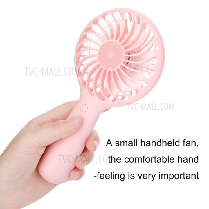 BASEUS Portable 3-Speed Fan USB Handheld Rechargeable Cooling Fan