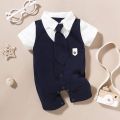 Baby boy short sleeve gentleman tie haga suit amazon. 