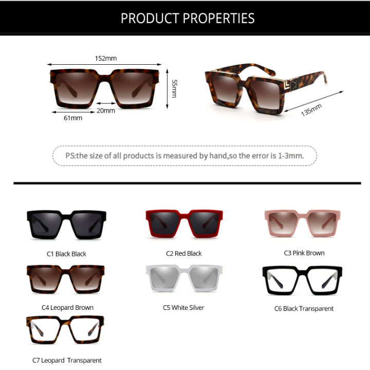 New%20Luxury%20Brand%20Designer%20Square%20Oversized%20Sunglasses%20Men%20Women%202022%20Fashion%20Thick%20Frame%20Glasses%20Mens%20UV400%20Male%20Celebrity%20-%20Image%206