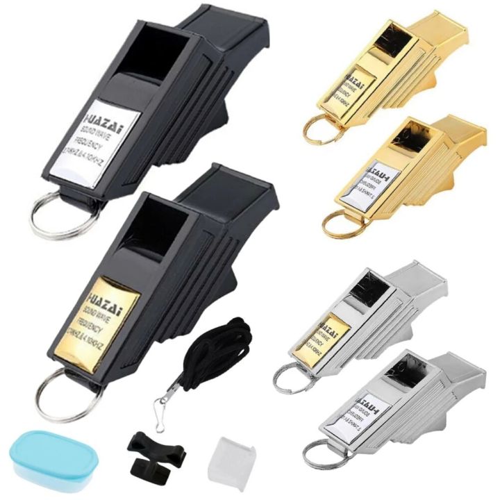 Professional Soccer Referee Whistles Big Sound football Whistles Seedless Plastic Whistles Basketball Whistles Grey/Silver