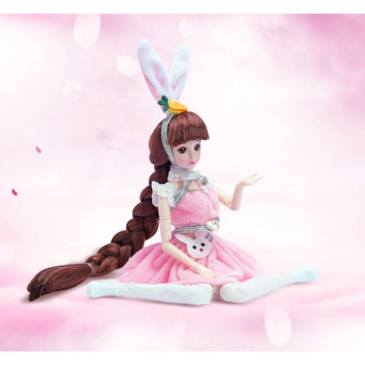 30cm%20Doll%20Set%201/6%20Bjd%20Doll%2026Joint%20Movable%20Body%20White%20Skin%20Doll%20Children%20Dress%20Up%20Toy%20Girl's%20Birthday%20Gifts%20-%20Image%204