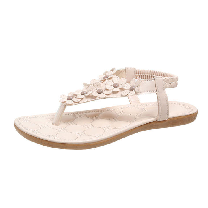 Cross%20border%20women's%20shoes%20foreign%20trade%20plus%20size%20bohemian%20herringbone%20sandals%20women's%20shoes%20summer%20new%20clip-toe%20flower%20flat%20shoes%20-%20Image%208