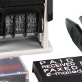 Shiny Rubber Stamp Machine. 