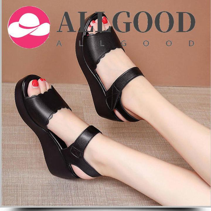 Kasut Raya Perempuan Wedges Shoes For Women Sandals For Women Selipar Perempuan Kasut Perempuan Sandal 070603