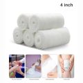 4 inch Gauze Bandage Roll for First Aid Pain Relief - 6pcs. 