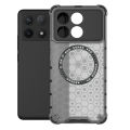 For Xiaomi Poco F6 Pro 5G Case Honeycomb MagSafe Shockproof Camera Protection Back Cover Xiaomi Poco F6 Pro 5G casing. 