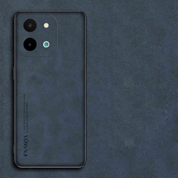 New%20Phone%20Case%20For%20vivo%20Y28%20Cover%20Frosted%20Soft%20Vintage%20Leather%20Anti%20Drop%20For%20Vivo%20Y28%20case%20-%20Image%203