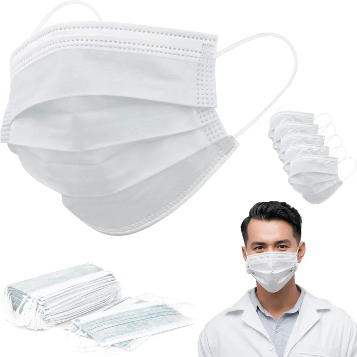 50PCS%20Disposable%20Mouth%20Mask-Breathable%20Anti%20Dust%20Earloop%20Face%20Masks%20(White)%20-%20Image%203