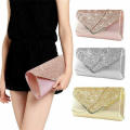 Glamour Glitter Shimmer Prom Party Handbag Clutch Bag Purse.