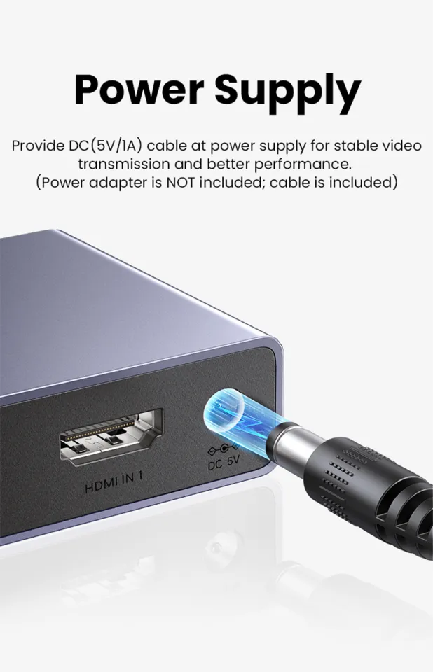 Switch HDMI 2.1 UGREEN 3 In 1 Out - 8K 60Hz, 4K 120Hz Per PS5, Xbox, PC - Foto 10