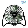 Mira 9" Floor Fan M-90 (Black). 