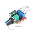 DC Motor Speed Controller Module Mini DC Motor PWM Speed Controller DC 4.5V-35V 5A 90W Speed Regulator Adjustable Board Switch.
