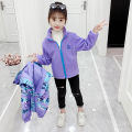 new Children Polar Fleece Jacket baby boy Girl Sport Kids Coat 2pcs Hooded Waterproof Windbreaker clothing Autumn Winter clothes.
