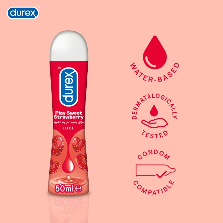 Durex%20Play%20Sweet%20Strawberry%20Lubricant%20Lube%20Gel%20-%20100ml%20-%20Image%202