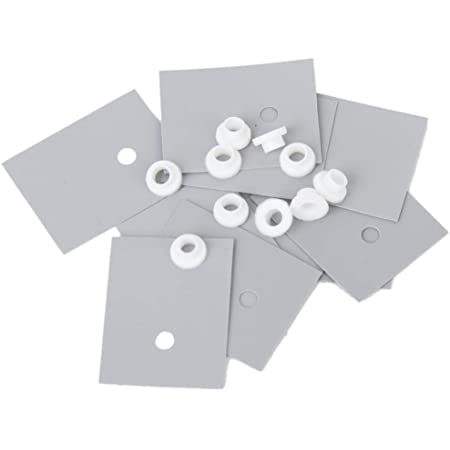10Pcs Thermal Insulator Pad For TO-3P Transistor Silicone Insulator TO3P Insulator Sheet For 5200 1943 Mosfet Transistors With Insulation Plastic Washer Grease G-uns