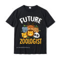 Future zoologist cute zoology students funny zoo keeper gift T-shirt Camisa tops shirt for men fashionable cotton tshirts Europe. 
