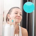 Silicone Face Scrubbers Exfoliator Brush Facial Cleansing Brush Blackhead Scrubber Exfoliating Brush-Facial Cleansing Pads Precision Pore Cleansing Pad Acne Blackheads Removing Face Brush 1pcs. 