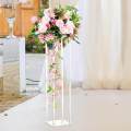 Acrylic Vase Wedding Centerpieces Table Vases Flower Rack Tall Flower Vases 40cmx25cmx25cm. 
