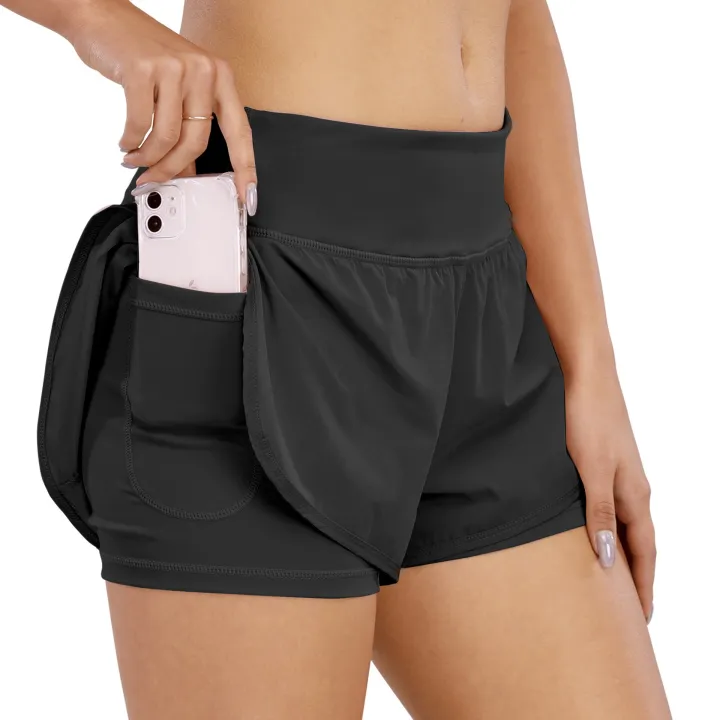Fashion%20New%20Summer%20Running%20Shorts%20Women%202%20in%201%20Sports%20Jogging%20Fitness%20Shorts%20Training%20Quick%20Dry%20Womens%20Gym%20Sport%20Gym%20Short%20Pant%20-%20Image%202