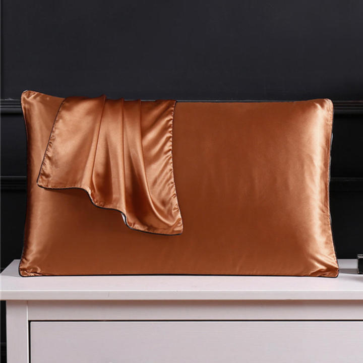 Comfortable Silk Pillowcase Hypoallergenic Breathable Silky Satin