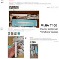 XIAOMI MIJIA T100 Sonic Electric Toothbrush Original Teeth Whitening Ultrasonic Vibrating IPX7 USB Charging Smart Toothbrushes. 