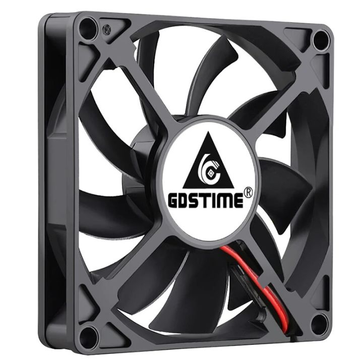 2pcs%20Gdstime%208cm%20DC%2012V%2024V%2080mm%20x%2015mm%20Dual%20Ball%20Bearing%20PC%20Case%20Cooling%20axial%20Fan%2080*80*15mm%208015%20Mute%20Radiator%20Cooler%202%20Pin%20-%20Image%202