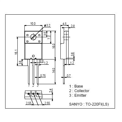 1ps%20TT2222%20NPN%201600V%2010A%20Color%20TV%20Horizontal%20Deflection%20Output%20Transistor%20for%20%20%20Samsung%20TV%20-%20Image%203