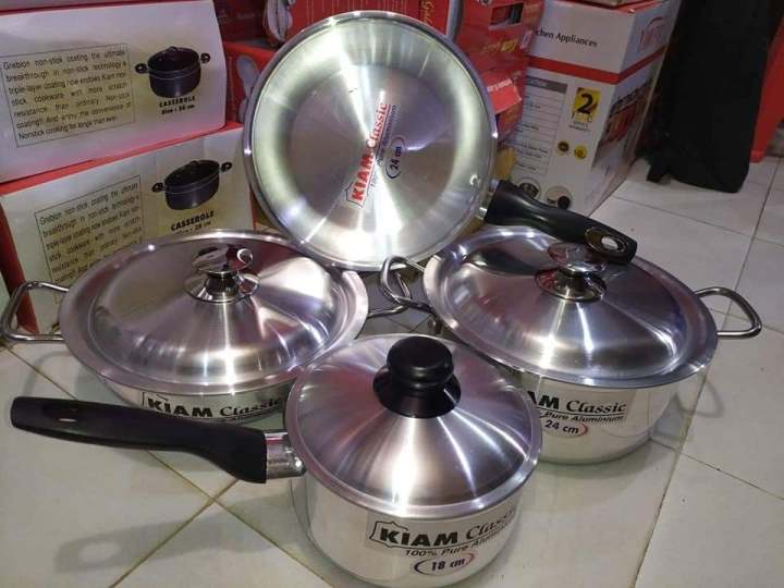New%20Kiam%207-Piece%20Cookware%20Set%20Pure%20Aluminium%20-%20Includes%20Casserole-%20Fry%20Pan-%20Karai-%20Milk%20Pan-%20And%20Lids-%20Perfect%20For%20Home%20Use%20-%20Image%203