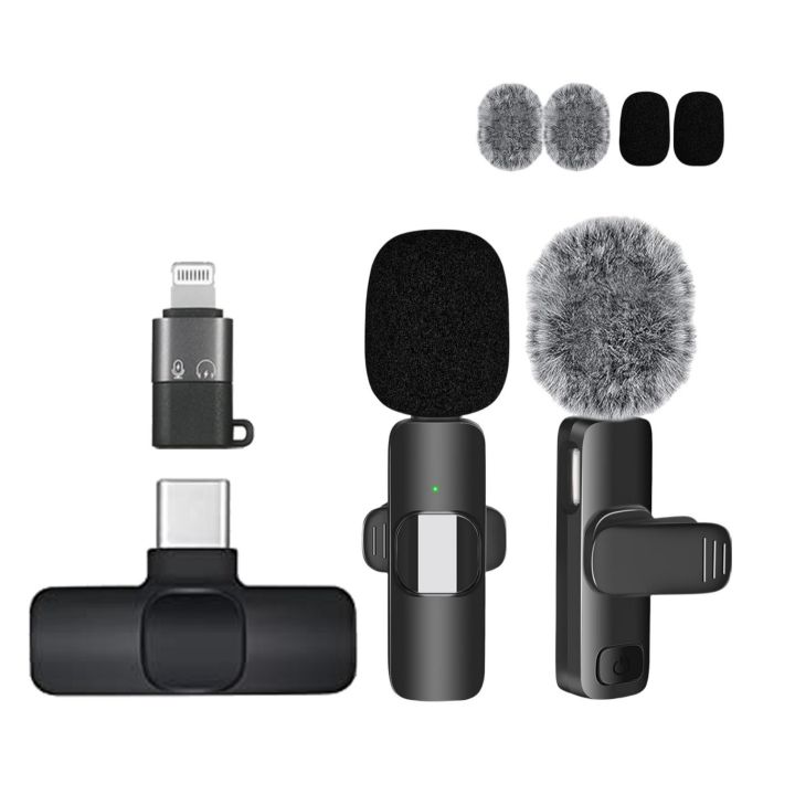 Cross-border%20K8K9%20wireless%20lavalier%20microphone,%20intelligent%20noise%20cancellation,%20live%20video,%20radio%20microphone,%20one%20drag%20two%20-%20Image%205
