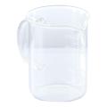 250ml Beaker with Handle Transparent Glass Pouring Spout Beaker Mug Scaled Measuring Cup Chemical Laboratory Equipment. 